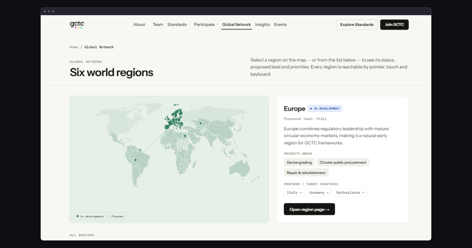 GCTC website screenshot — image 3 of 3
